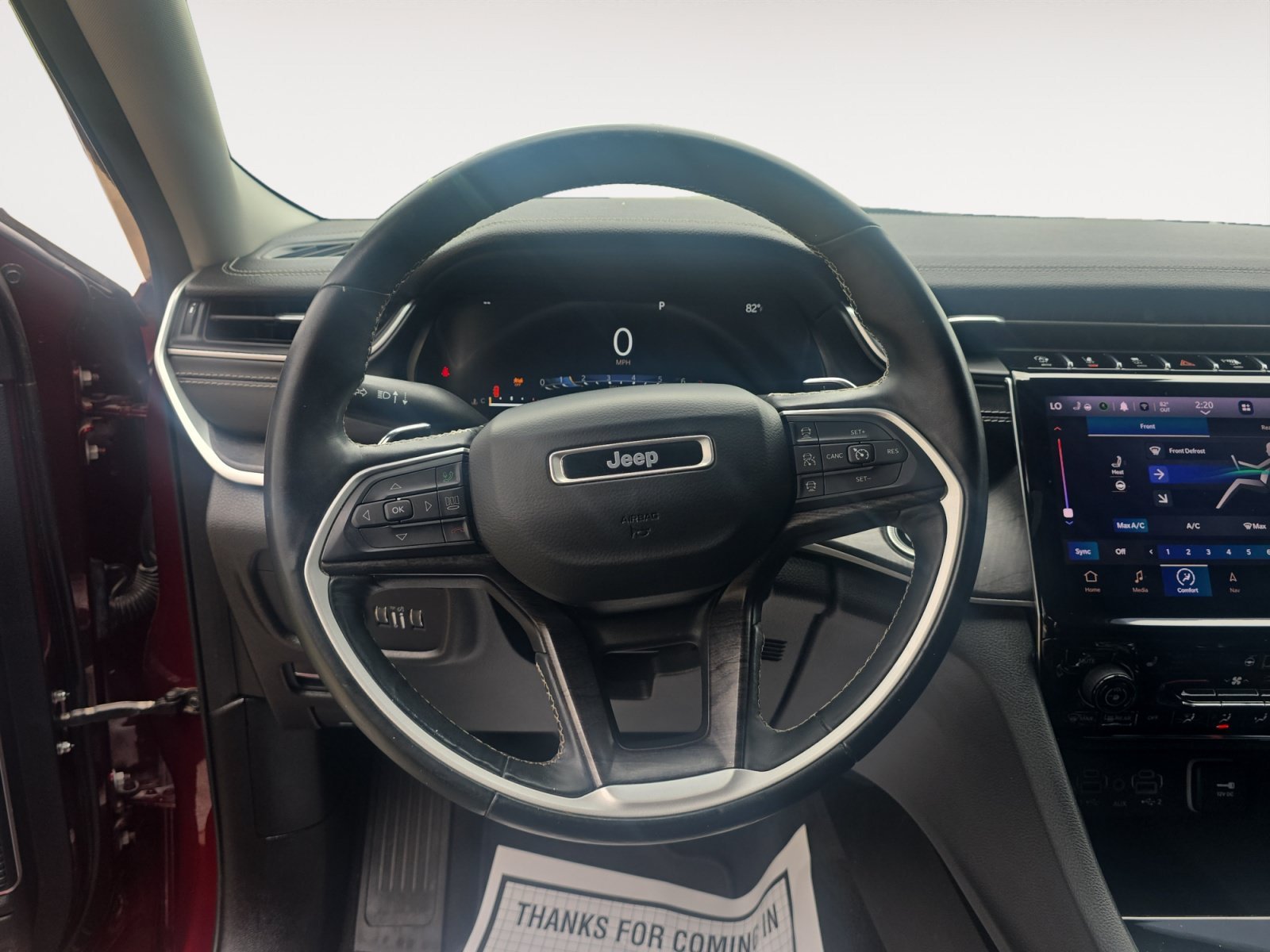 Used 2021 Velvet Red Pearlcoat Jeep Limited image 13