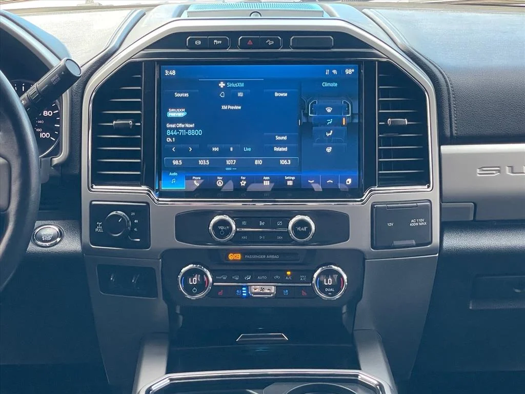 Used 2022 Star White Metallic Tri-Coat Ford LARIAT image 16