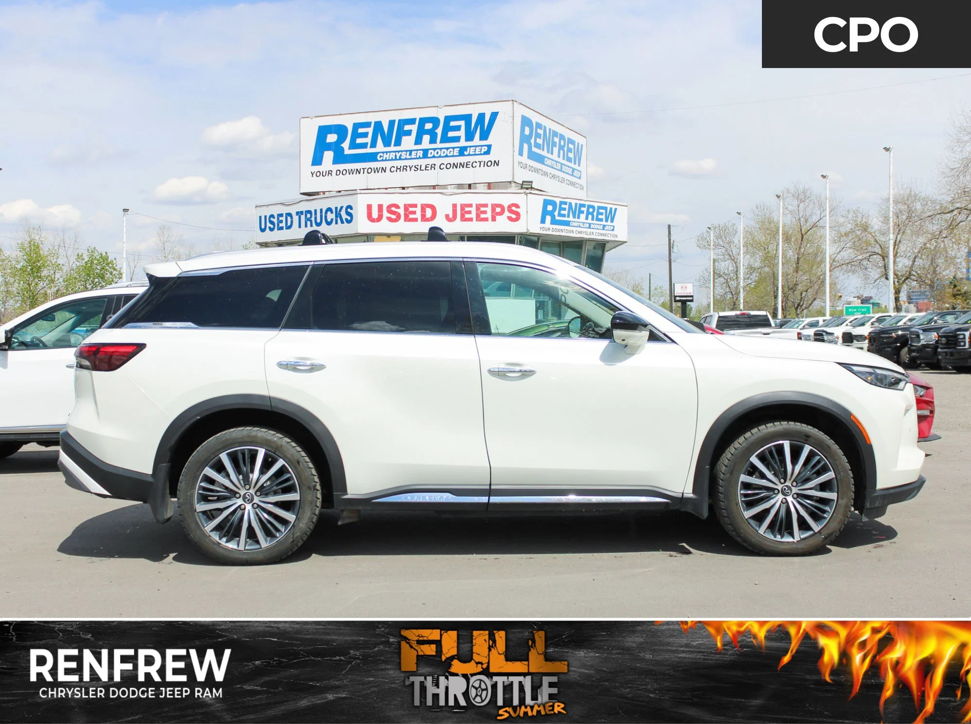 Certified Used 2023 White INFINITI Sensory * No Accidents | Head-Up Display | Heated Brown Seats | Winter Tires | 3M PPF image 1