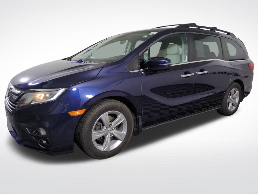 Used 2018 Obsidian Blue Pearl Honda EX image 1