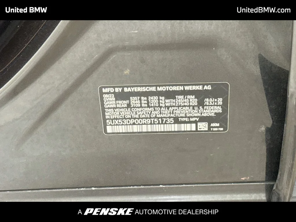 Certified Used 2024 Dark Graphite BMW xDrive30i image 22
