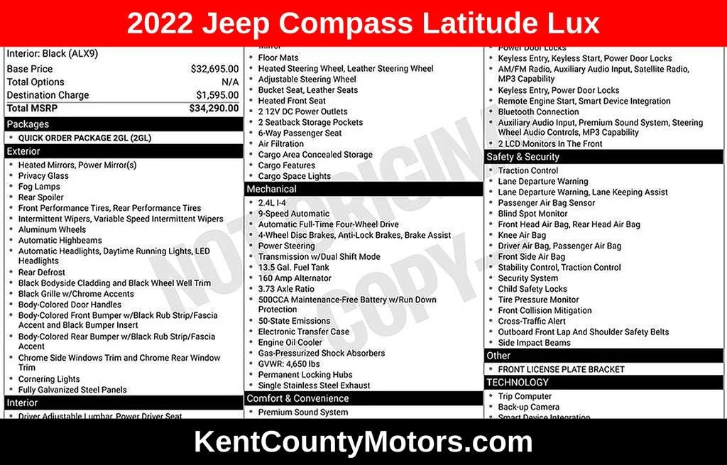2022 Jeep Compass Latitude Lux 4X4's photo