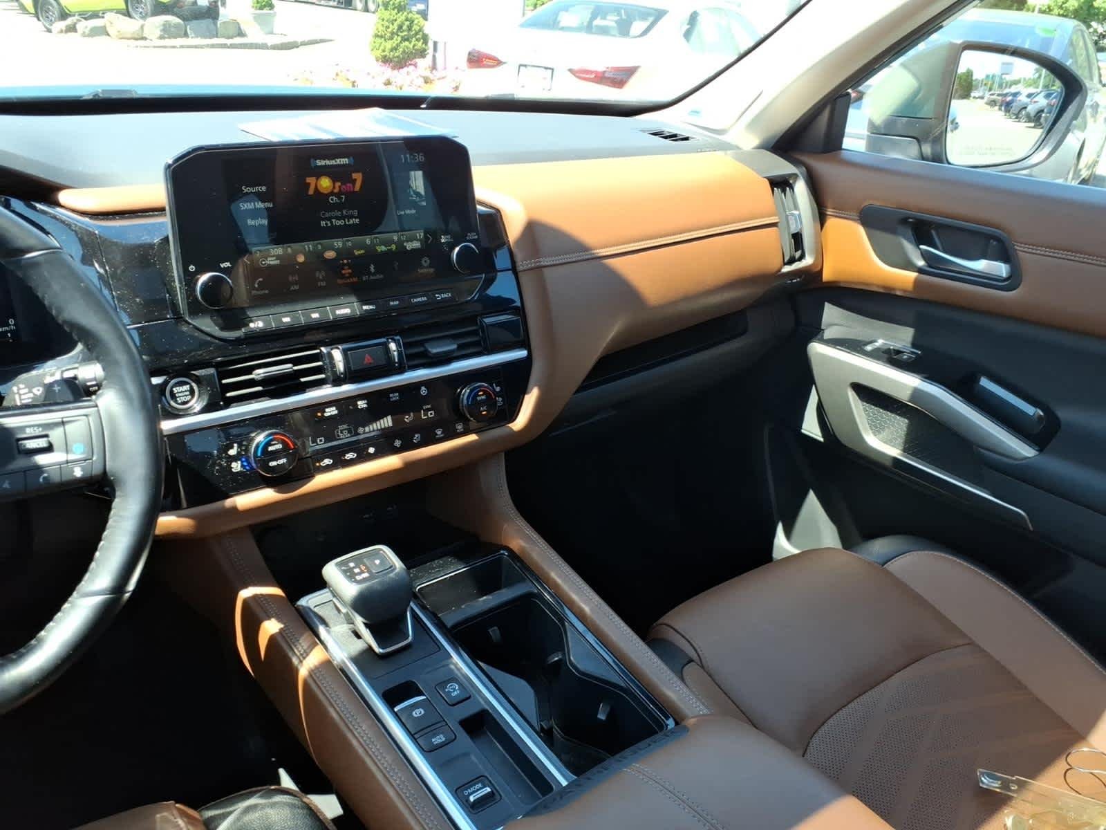 Certified Used 2024 Obsidian Green Pearl Nissan Platinum image 15