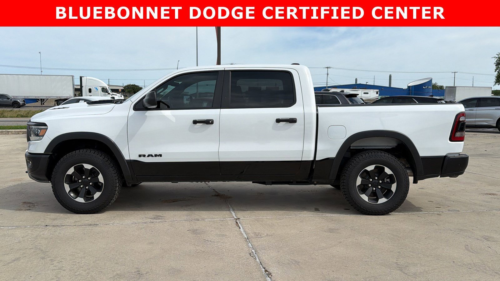 Used 2024 Bright White Clearcoat Ram Rebel image 8