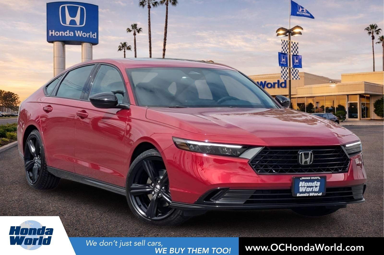 New 2026 Radiant Red Metallic Honda Sport-L image 1