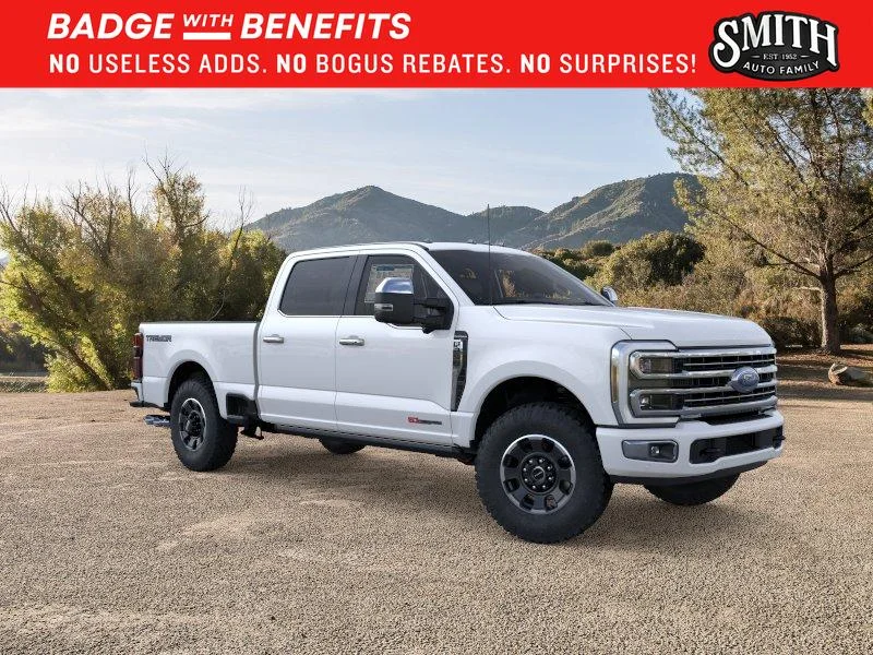 New 2026 Star White Metallic Tri-Coat Ford F-250® Platinum® image 8