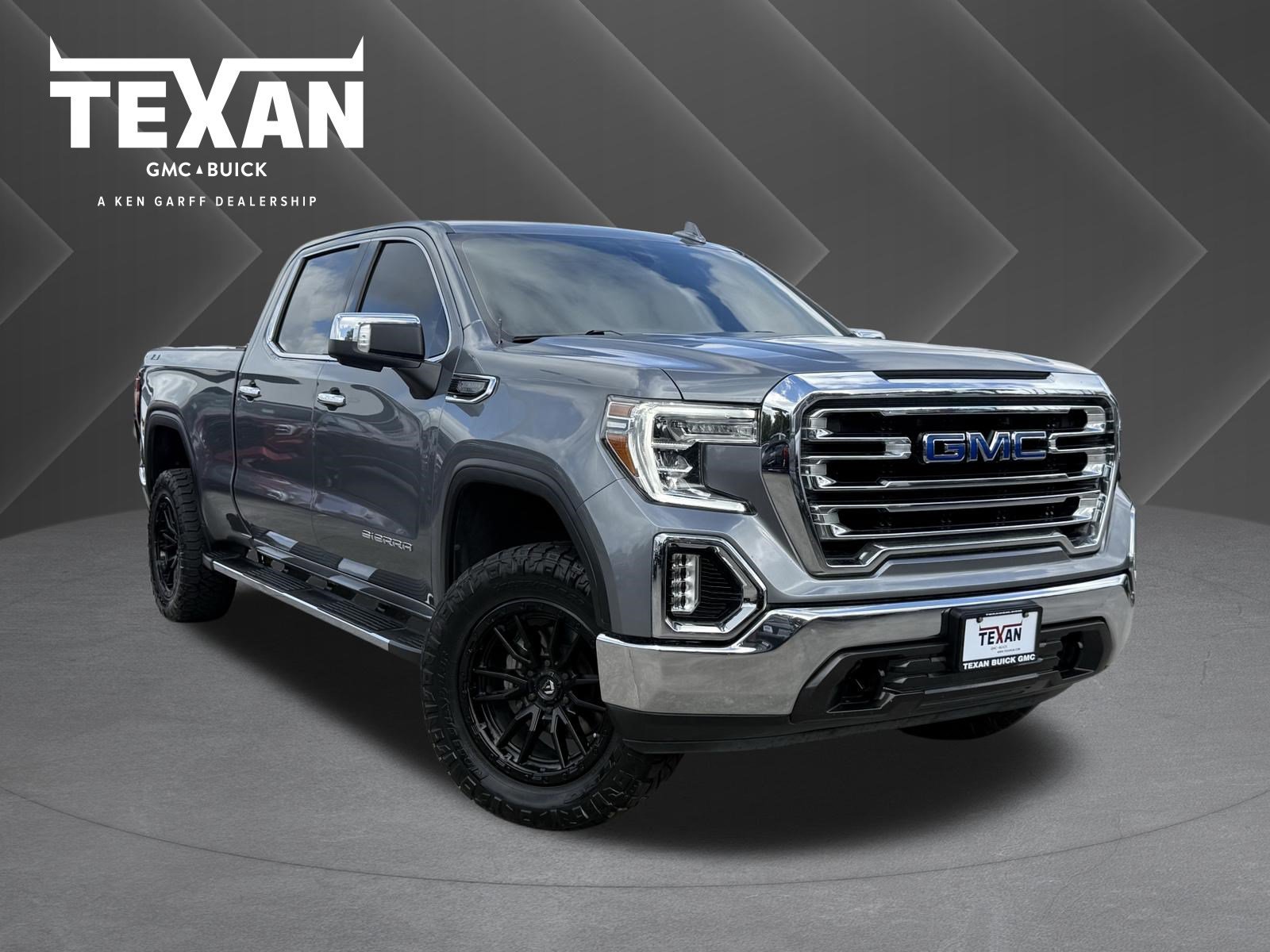 Used 2021 Satin Steel Metallic GMC SLT image 1