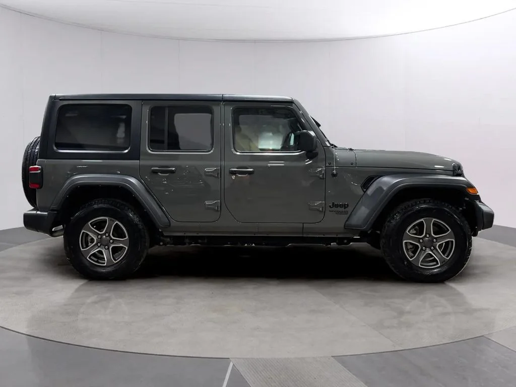 Used 2021 Sting-Gray Clearcoat Jeep Unlimited Sport S image 2