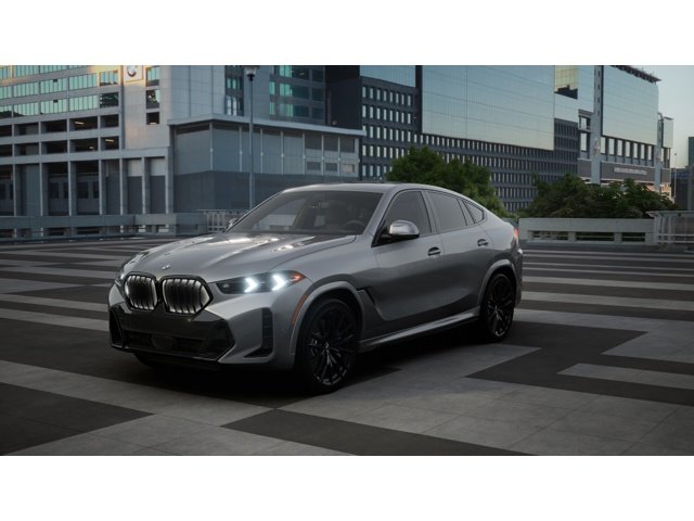 Gray (Skyscraper Grey Metallic) 2026 BMW X6 xDrive40i SUV / Crossover All-Wheel Drive