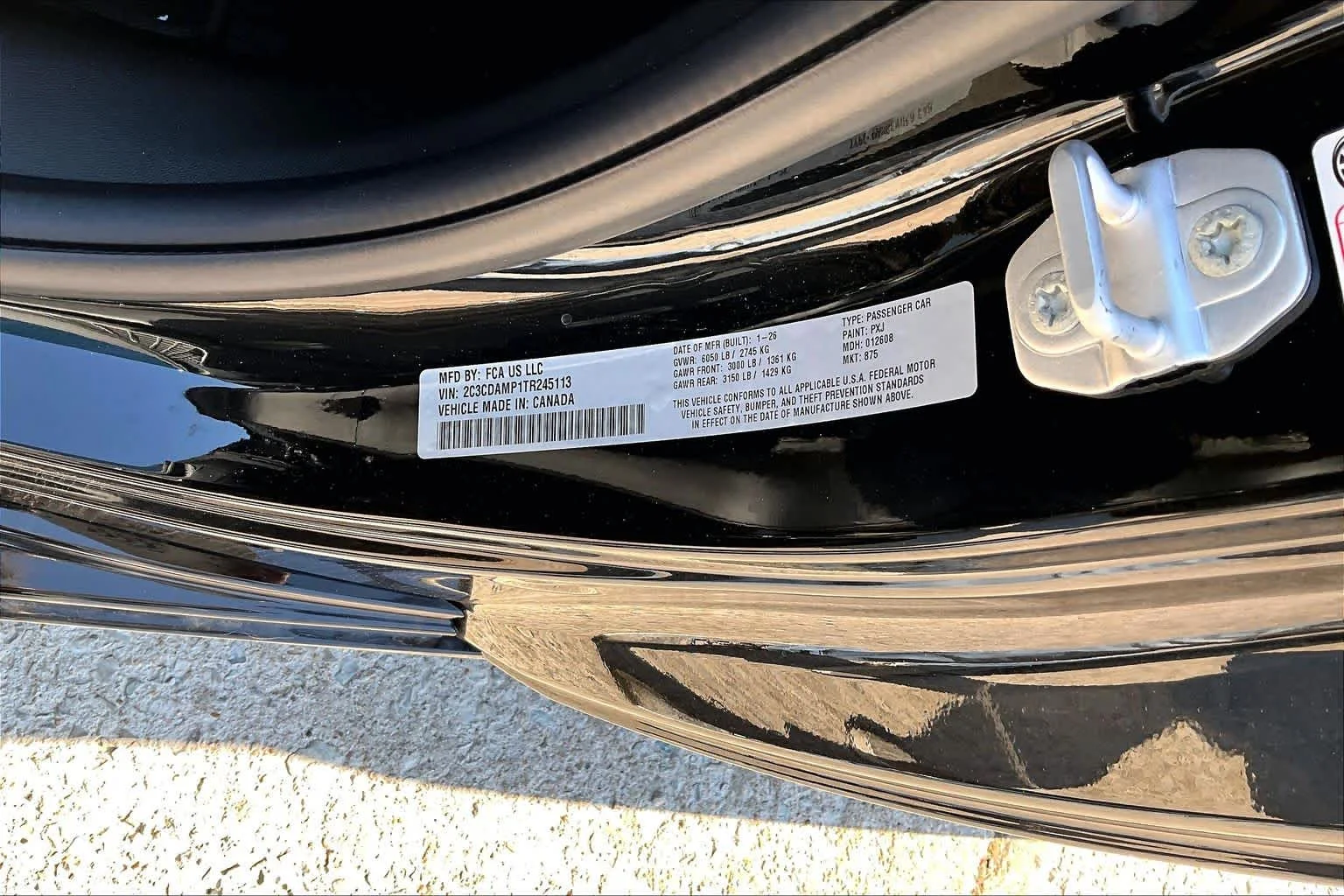 New 2026 Diamond Black Crystal Pearlcoat Dodge Scat Pack image 20
