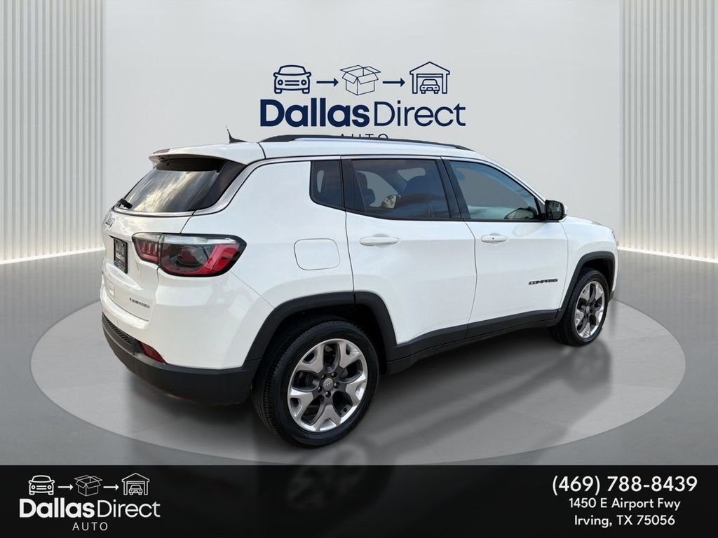 Used 2021 White Clearcoat Jeep Limited image 6