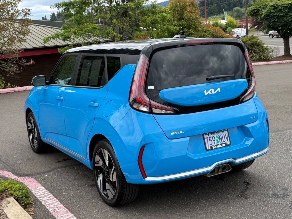 Used 2023 Surf Blue w/Black Roof Kia GT-Line image 5