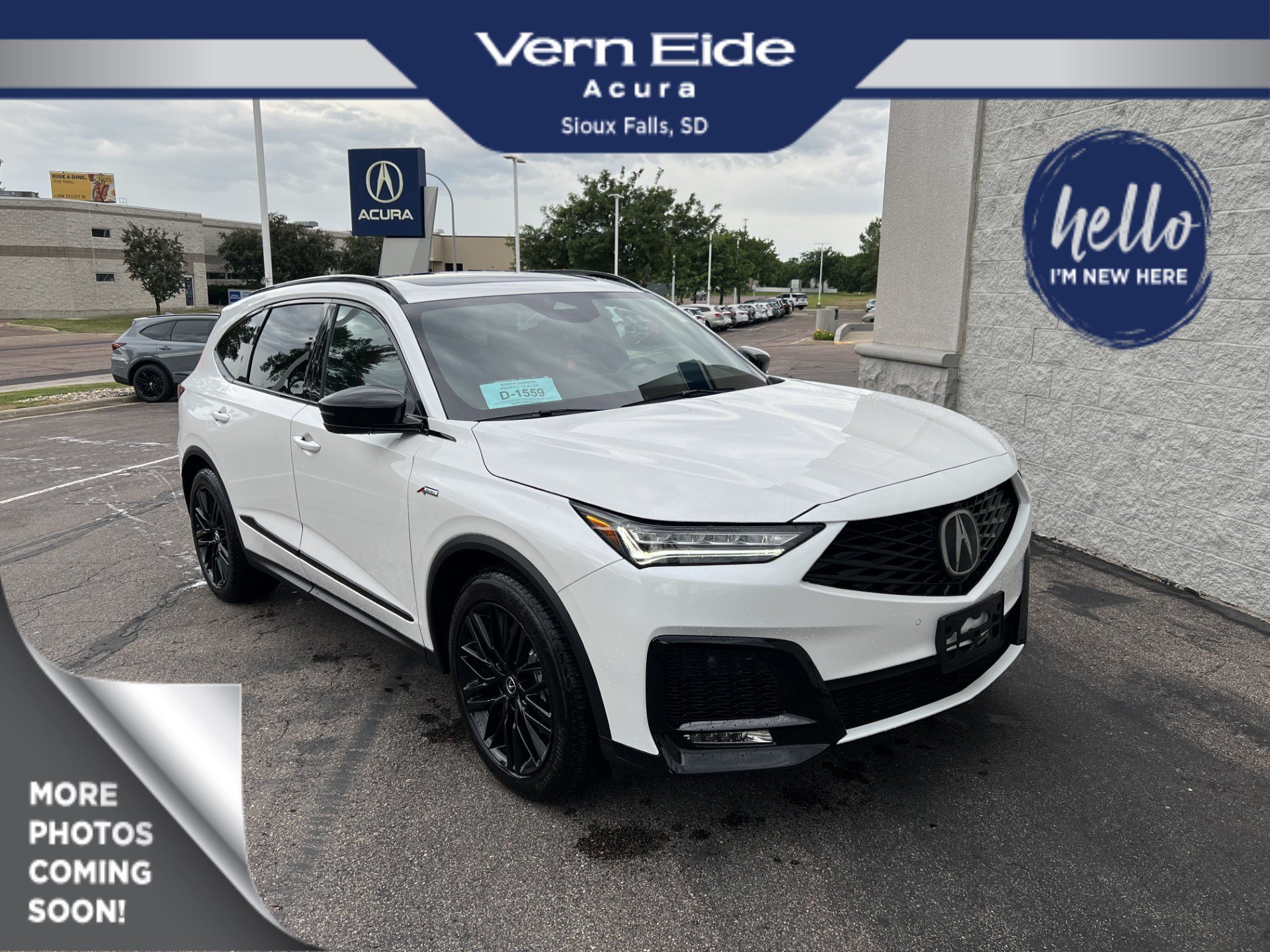 Used 2025 Platinum White Pearl Acura w/A-Spec Advance Package image 1