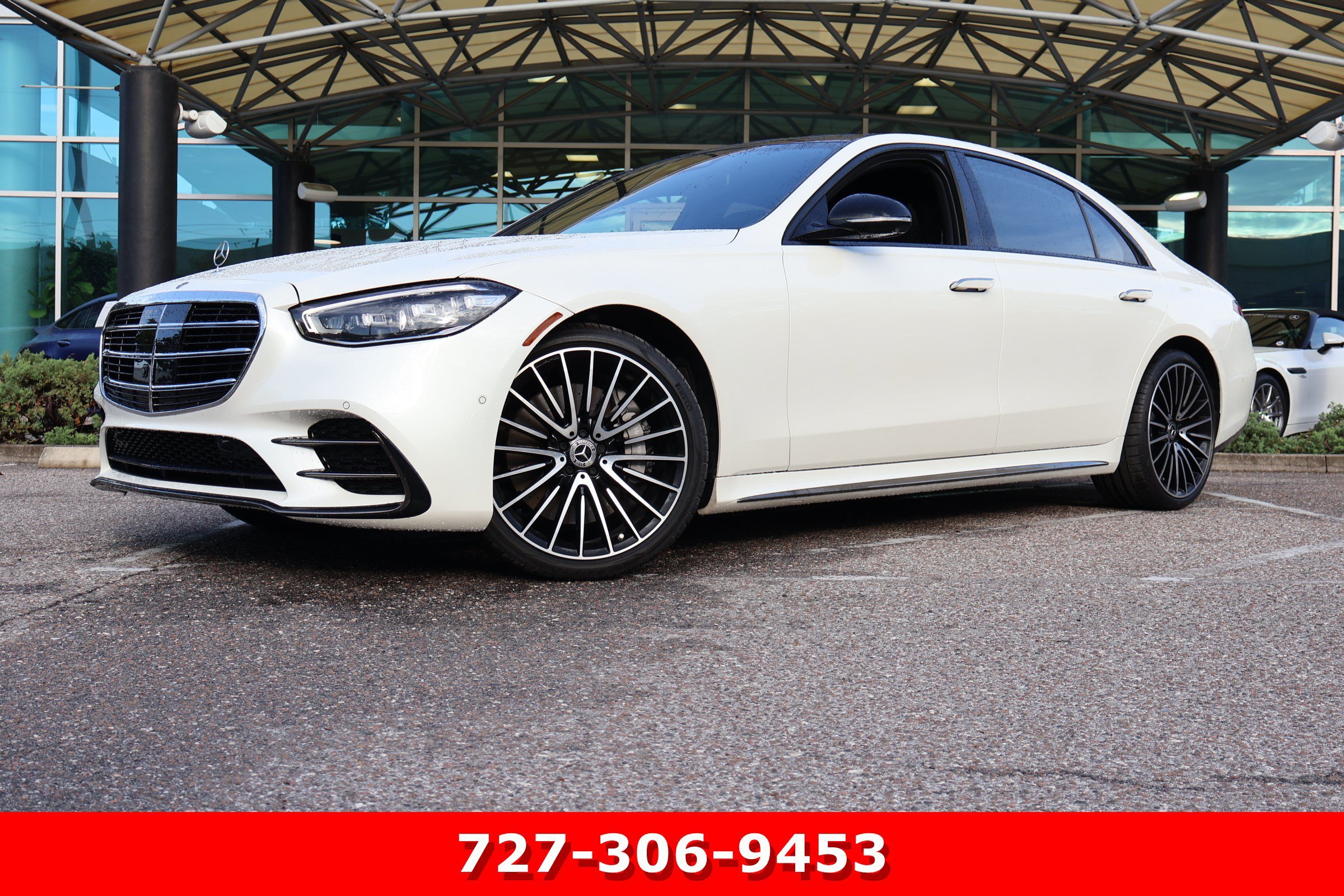 Certified Used 2023 MANUFAKTUR Diamond White Mercedes-Benz S 580 image 1