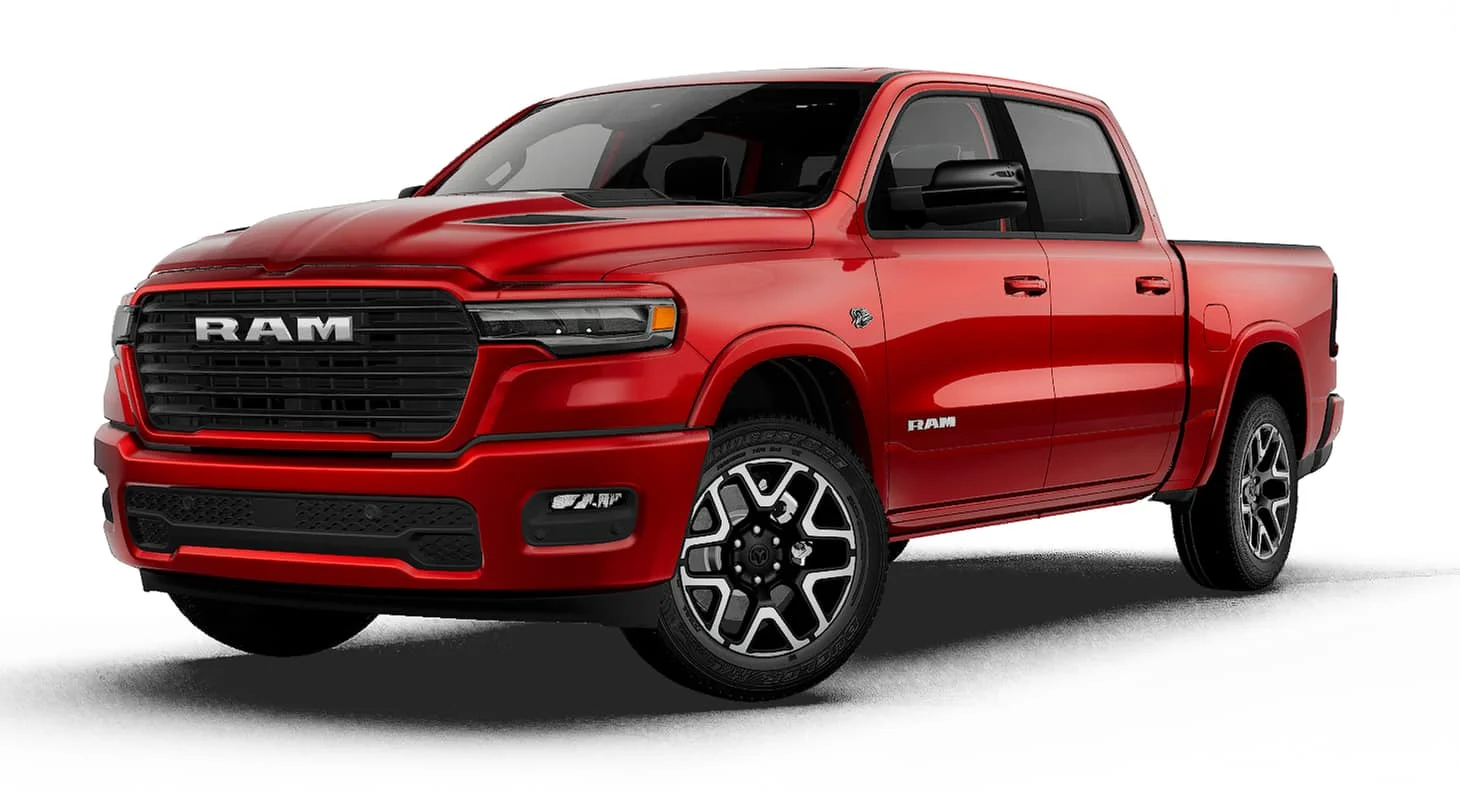 New 2027 Molten Red Pearl-Coat Exterior Paint RAM LARAMIE image 1