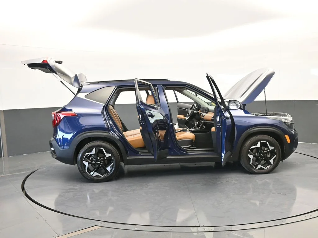 Used 2024 Dark Ocean Blue Kia EX image 70