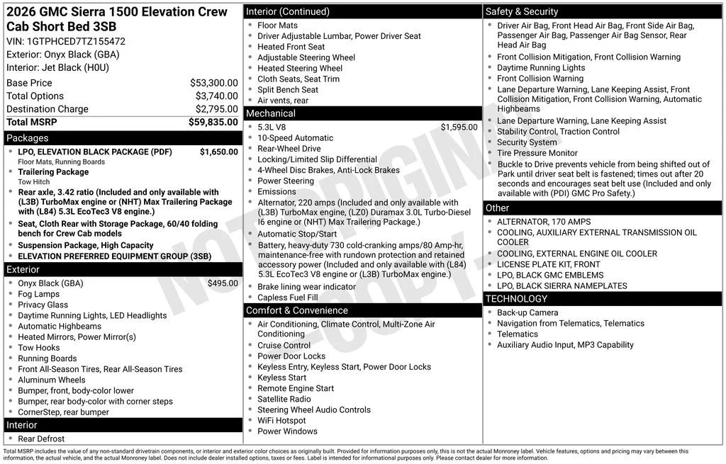 Used 2026 Black GMC Elevation image 23