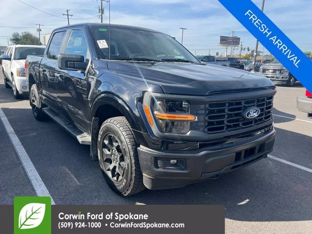 Used 2024 Agate Black Metallic Ford STX image 1