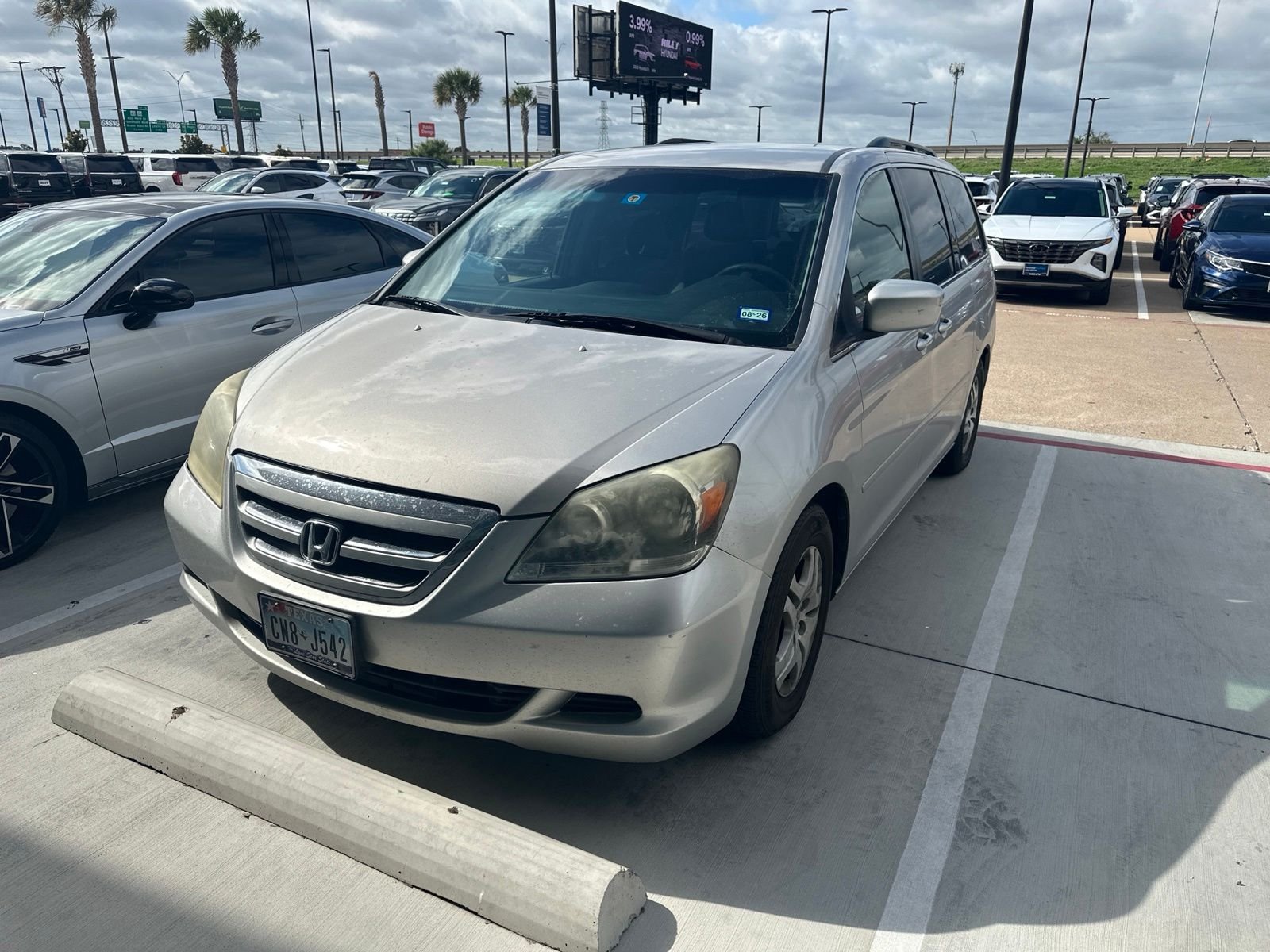 Used 2005 Honda Odyssey EX with VIN 5FNRL38455B003749 for sale in Fort Worth, TX