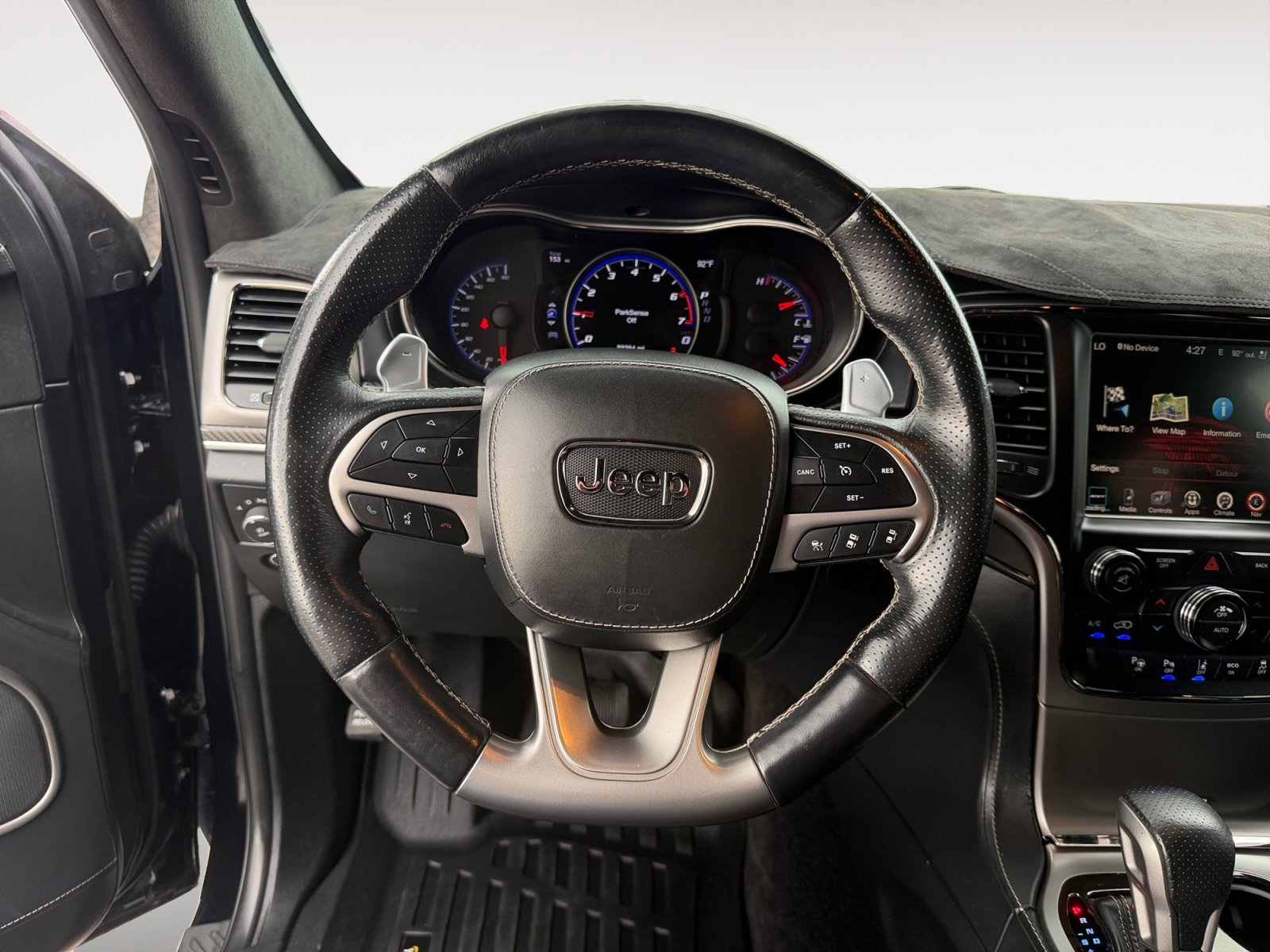 Used 2017 Diamond Black Jeep SRT image 10