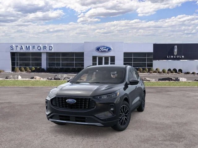 New 2025 Agate Black Metallic Ford Plug-in Hybrid image 2