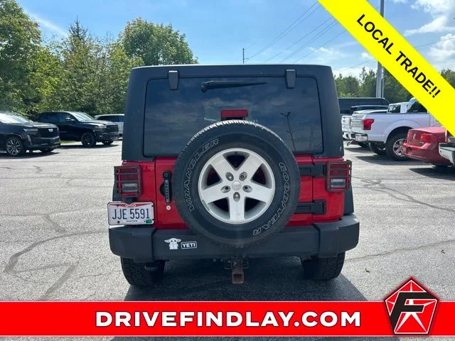 Used 2017 Red Jeep Unlimited Sport image 9