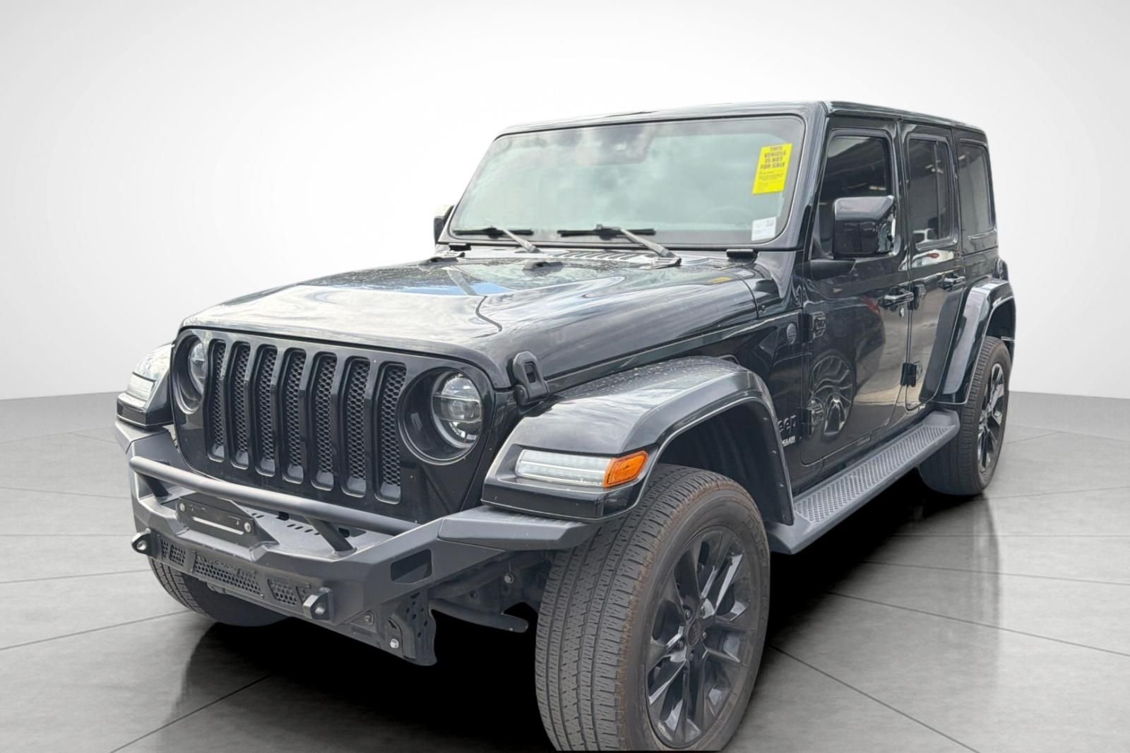 Used 2022 Black Jeep Unlimited Sahara High Altitude image 2
