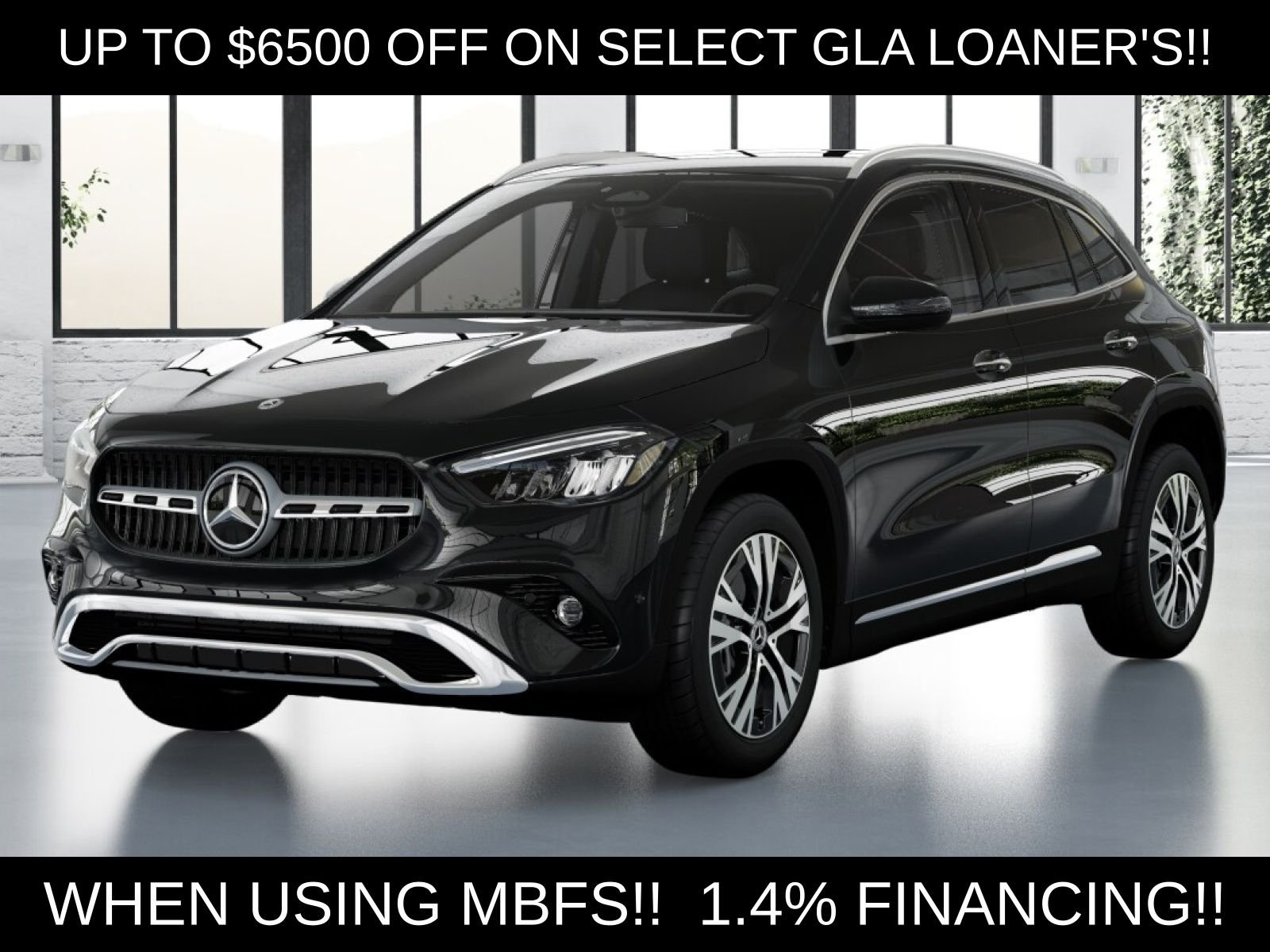 $7000 OFF MSRP PLUS 1.4% FOR 24 MONTHS ON THIS CERTIFIED 2026 GLA 250!!