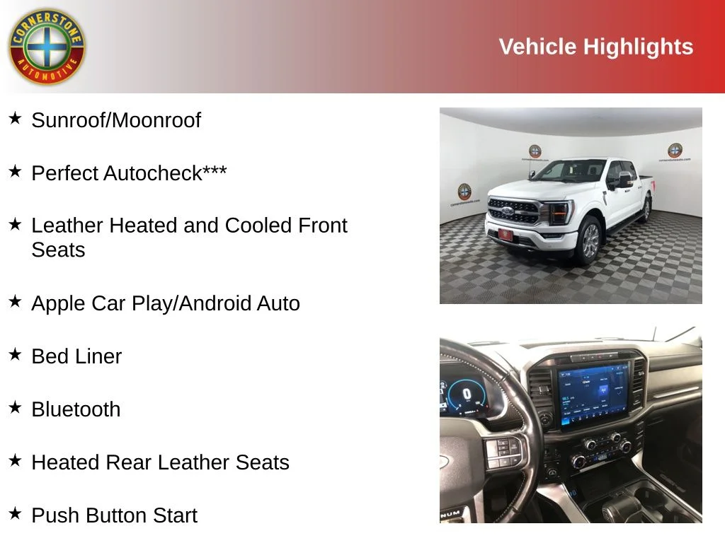 Used 2022 Ford F-150 Platinum with VIN 1FTFW1E51NFB88924 for sale in Elk River, Minnesota