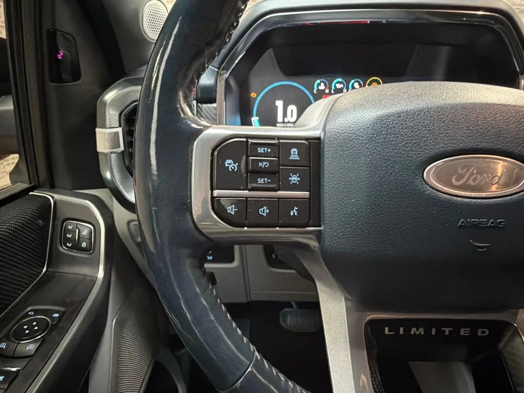 Used 2021 Agate Black Metallic Ford Limited image 17