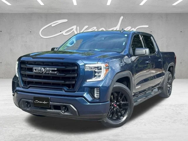 Used 2021 PACIFIC BLUE METALLIC GMC Elevation image 1