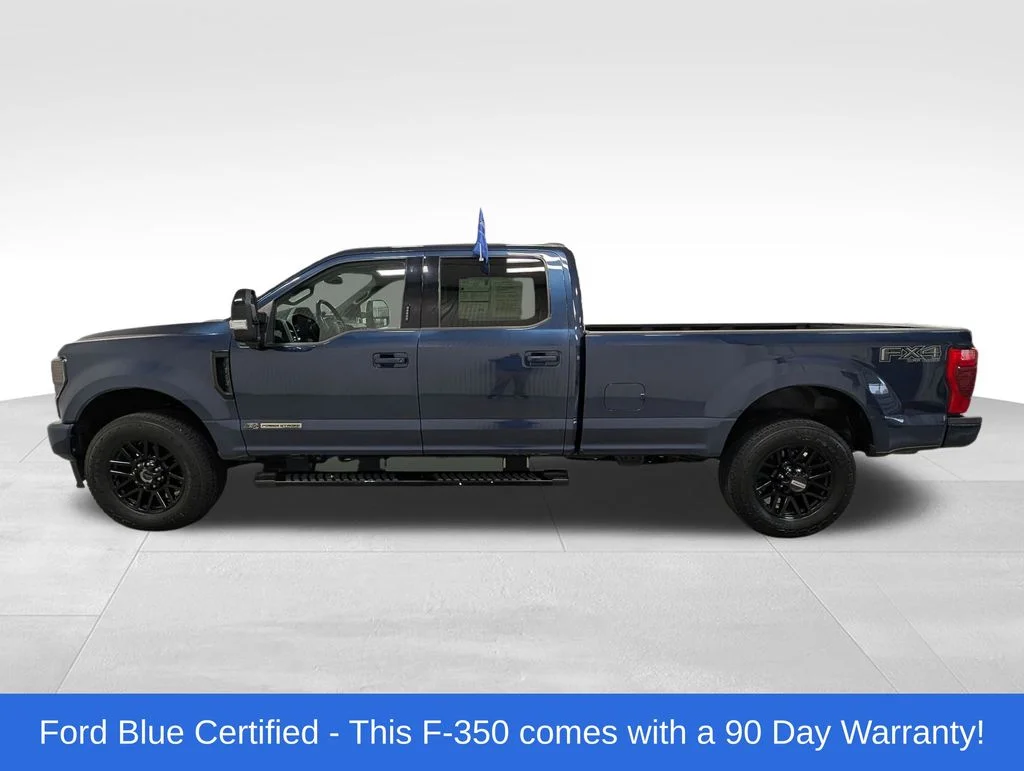 Certified Used 2020 Blue Jeans Metallic Ford Lariat image 1