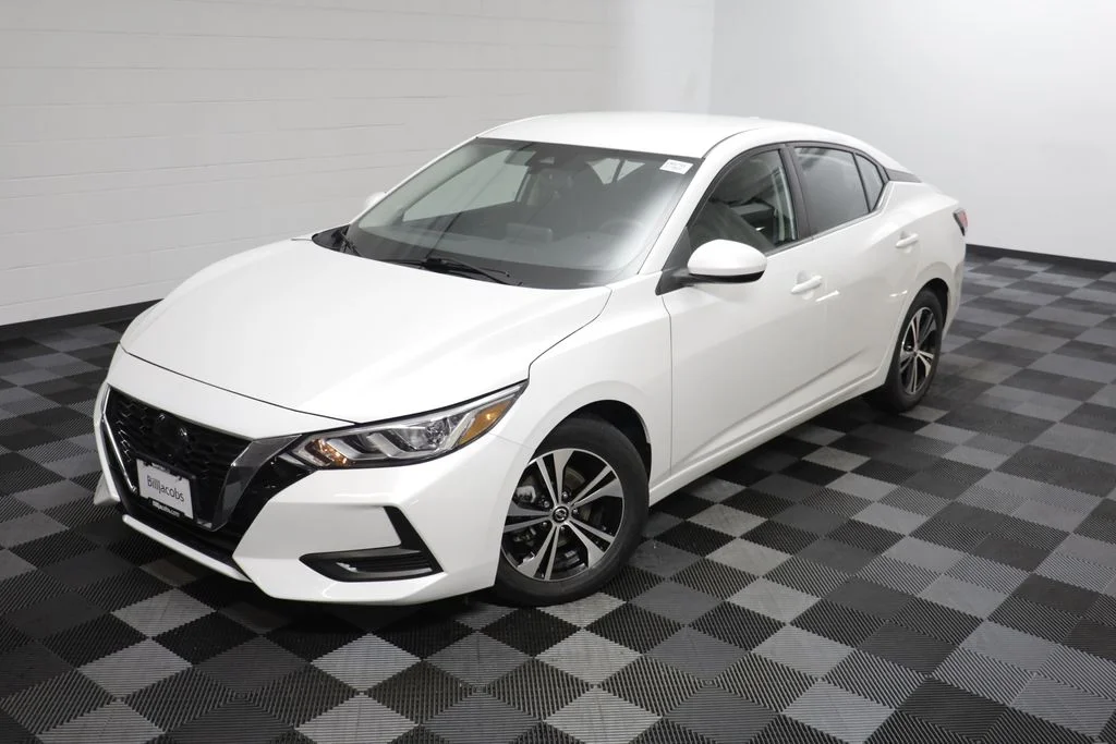 Used 2023 Aspen White Tricoat Nissan SV image 2