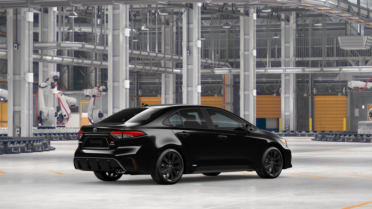 New 2026 Midnight Black Metallic Toyota Hybrid SE image 10