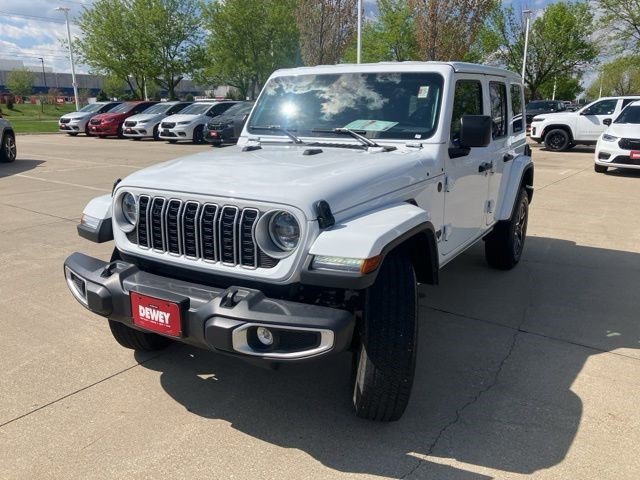 Certified Used 2025 Bright White Clearcoat Jeep Sahara image 3