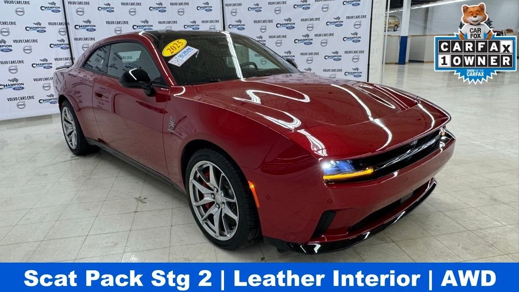 Used 2025 Dodge Charger Daytona Scat Pack with VIN 2C3CDBDK1SR547414 for sale in Erie, PA