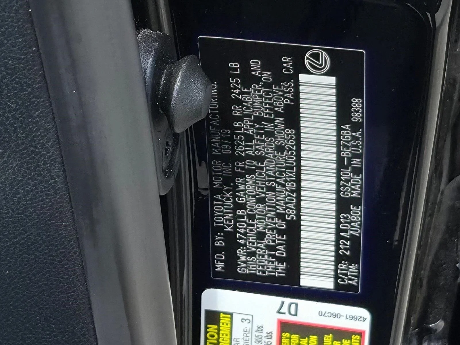 Used 2020 Obsidian Lexus ES 350 image 22