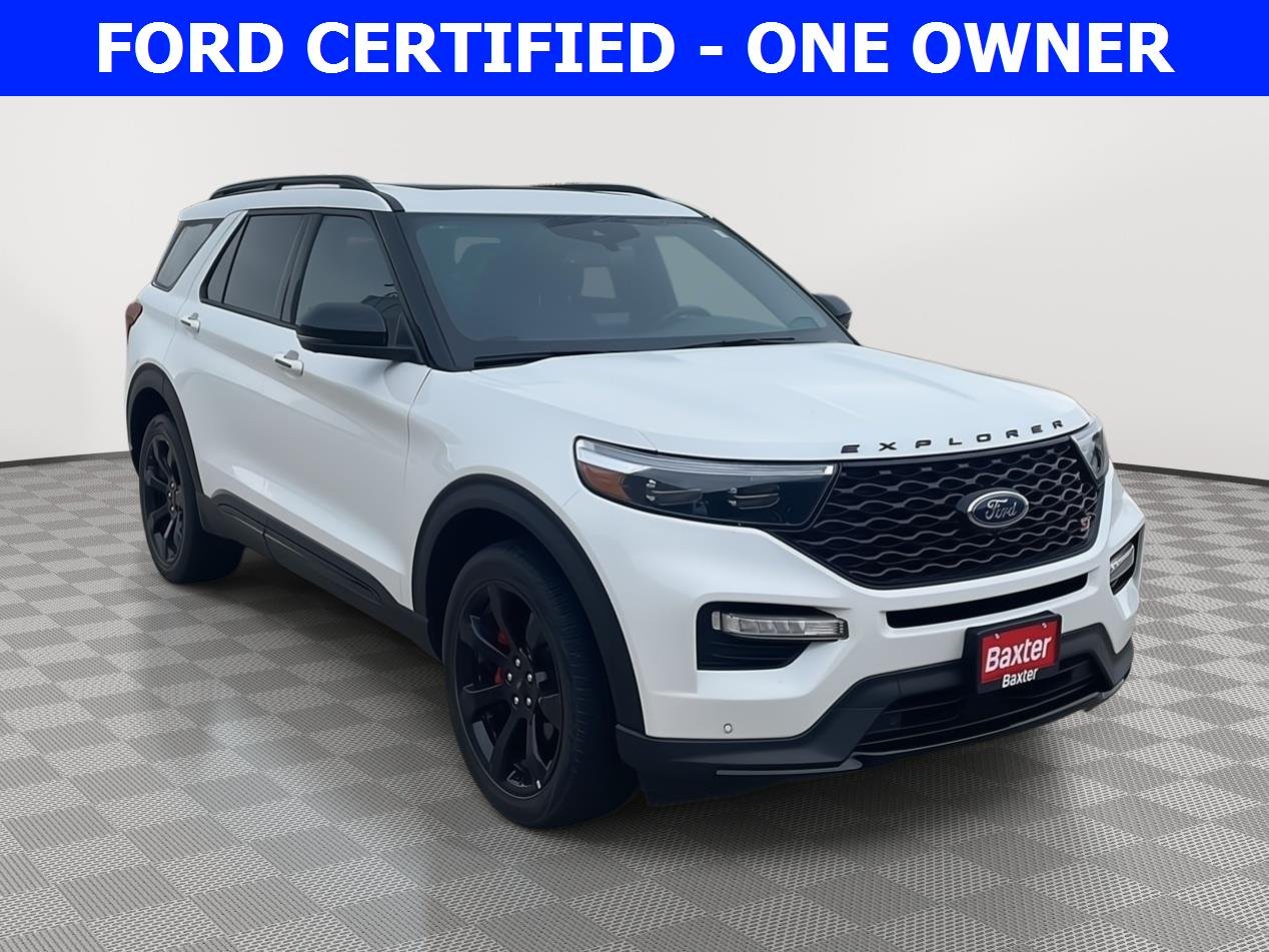 Certified Used 2023 Star White Metallic Tri-Coat Ford ST image 1