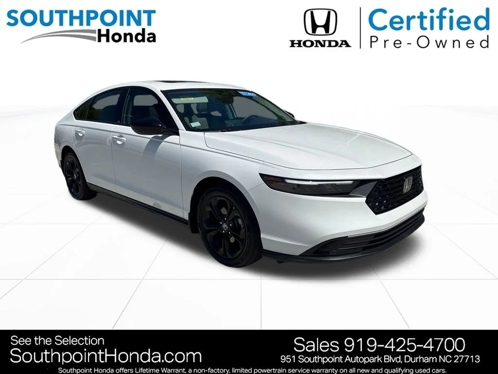 Certified Used 2025 Platinum White Pearl Honda 1.5T SE image 36