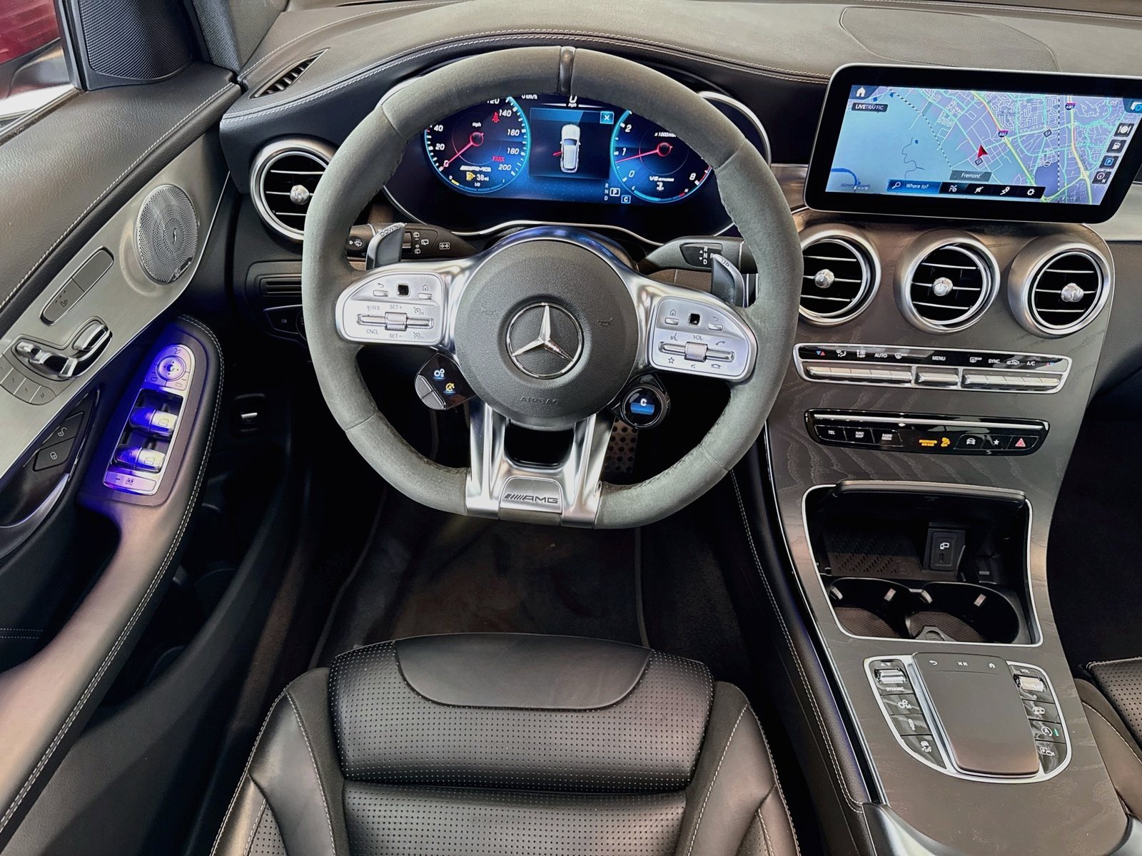 Used 2020 Designo Cardinal Red Metallic Mercedes-Benz AMG® GLC 63 image 22