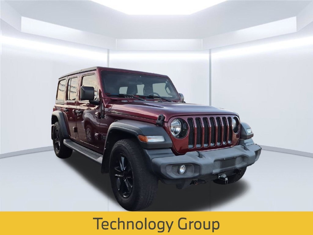 Used 2021 Red Jeep Unlimited Sport Altitude image 5