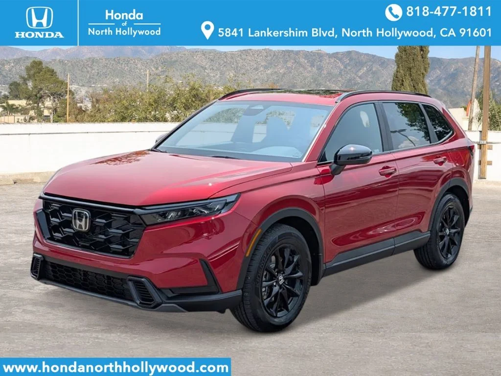 New 2026 Radiant Red Metallic Honda Sport image 1
