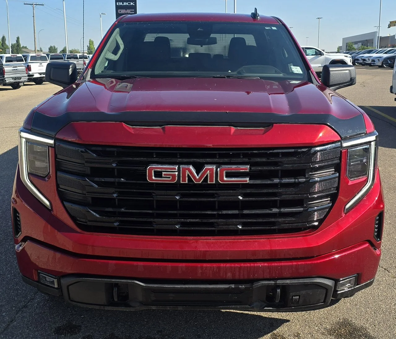 Used 2024 Red Metallic GMC Elevation Crew 5.3L Heated Steering Wheel image 8