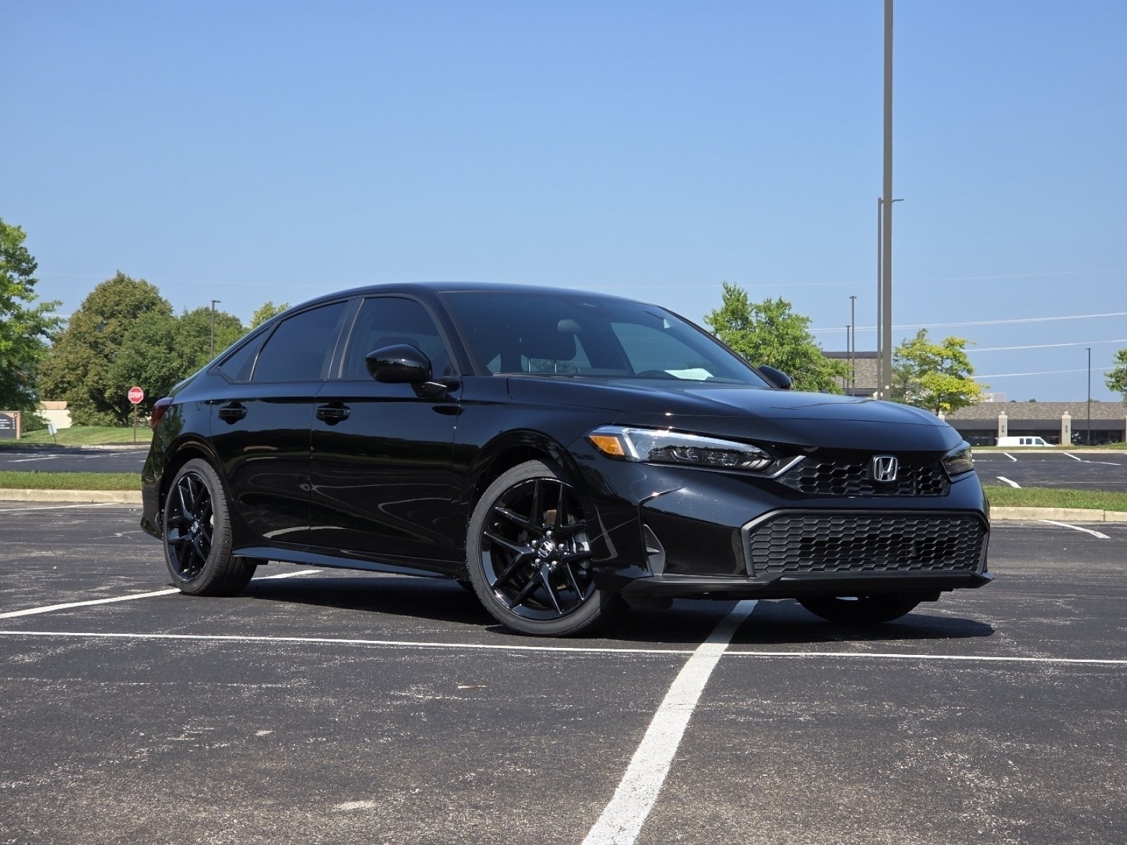 Certified Used 2025 Crystal Black Pearl Honda Sport image 2