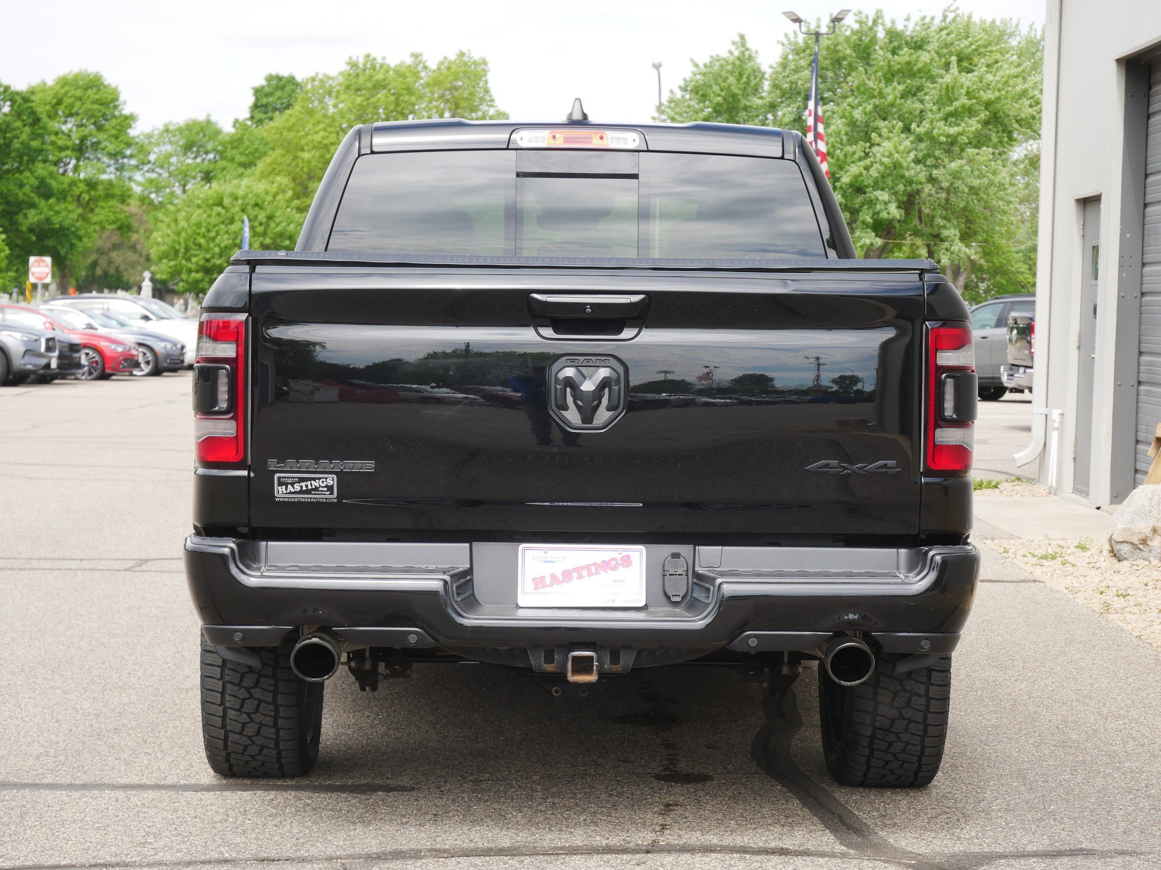 Certified Used 2023 Diamond Black Crystal Pearlcoat Ram Laramie image 4