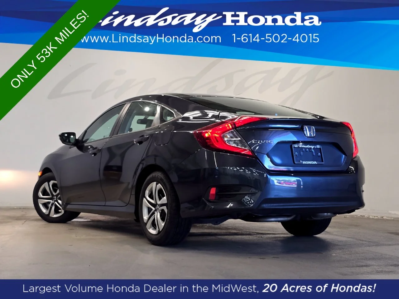 Used 2017 Cosmic Blue Metallic Honda LX image 4