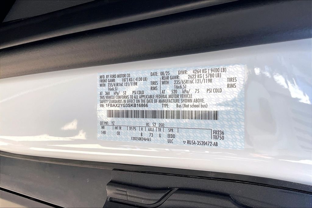 New 2025 Ford Transit-350 XLT Passenger Van