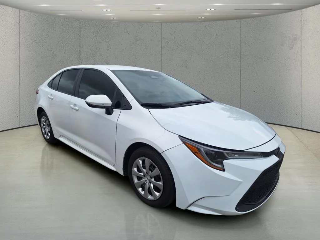 Used 2024 White Toyota LE image 7