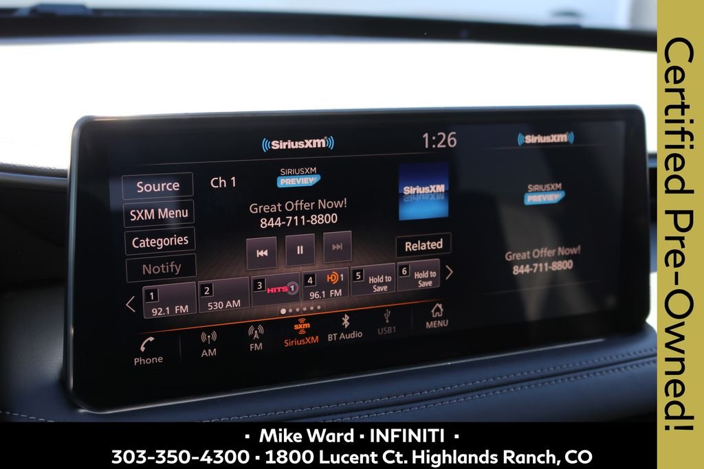 Certified Used 2025 Black INFINITI PURE image 8