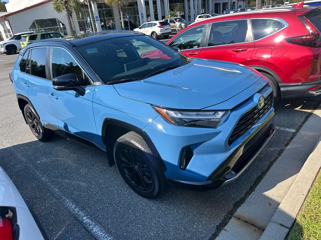 Used 2024 Blue Toyota XSE image 1